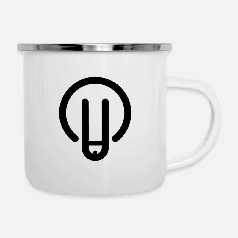 Queue pénis cock - Tasse émaillée - blanc