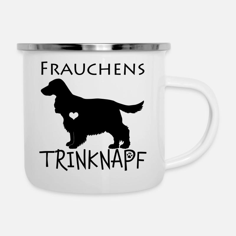 Frauchens Trinknapf Cocker Spaniel - Camper Mug - white