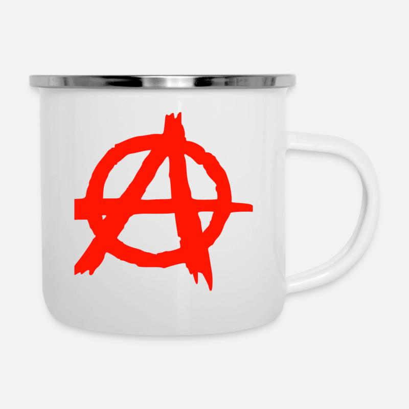 anarchy - Camper Mug - white