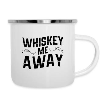 Whiskey Whiskey Drinker | Alcohol Bourbon Gifts - Camper Mug - white - Right