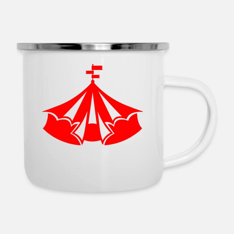 Cirque - Tasse émaillée - blanc
