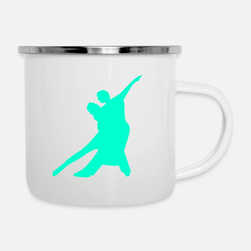 Tango de danse - Tasse émaillée - blanc