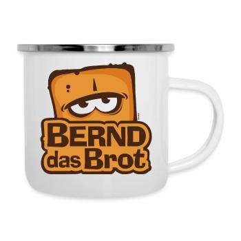 Bernd The Bread Logo - Camper Mug - white - Right