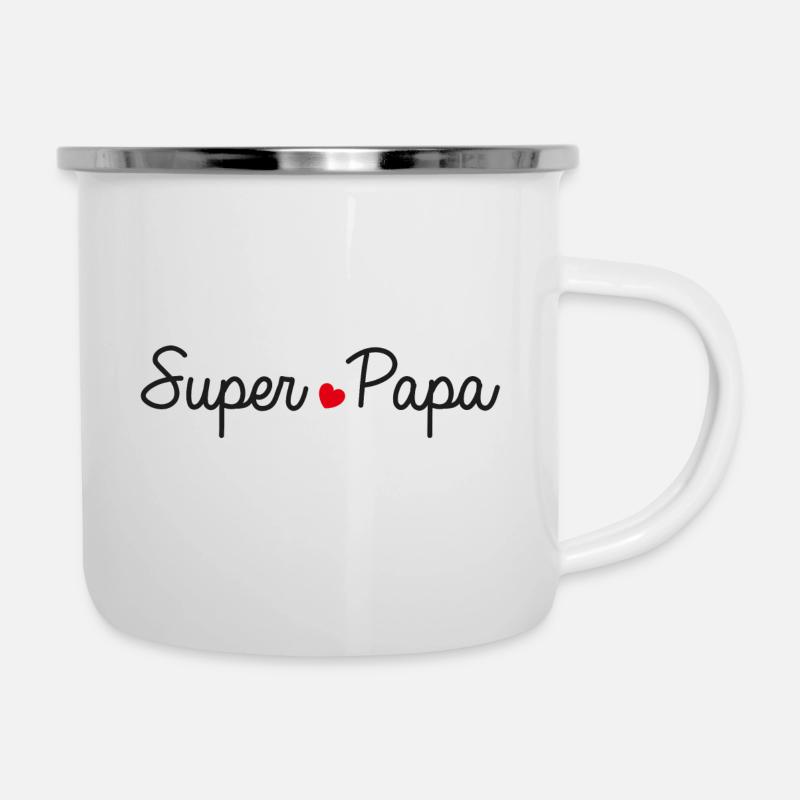 For super dads and future dads - Camper Mug - white