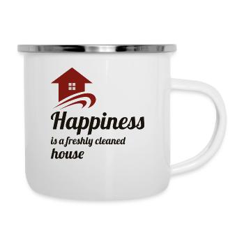 Cleaning funny saying Housewife husband Joke Gift - Camper Mug - white - Right