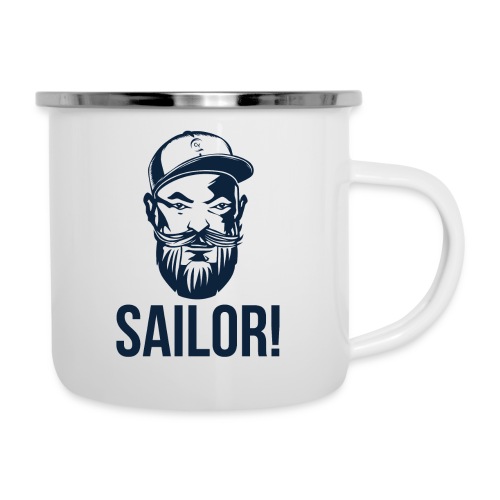 Sailor - Emaille-Tasse