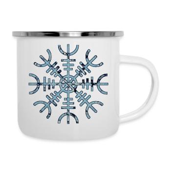 aegishjalmur e 55 - Emaille-Tasse - Weiß - Rechts