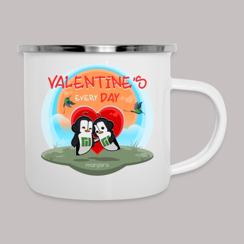 Manjaro Valentine's day every day - Camper Mug