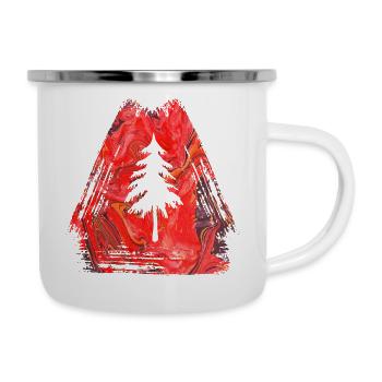 tanne e 13 - Emaille-Tasse - Weiß - Rechts
