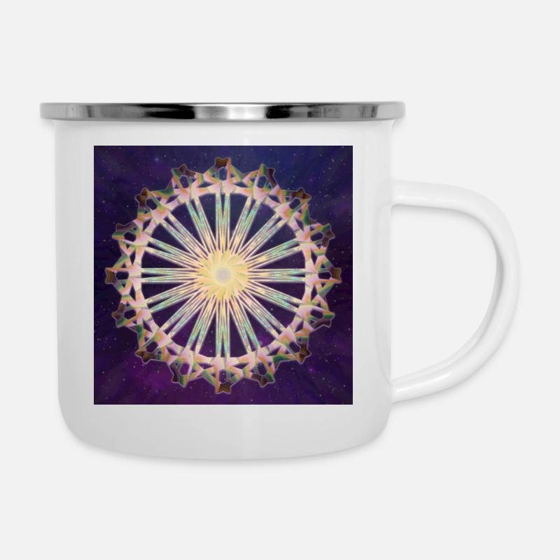 Spoke Sun x - Universe - Camper Mug - white