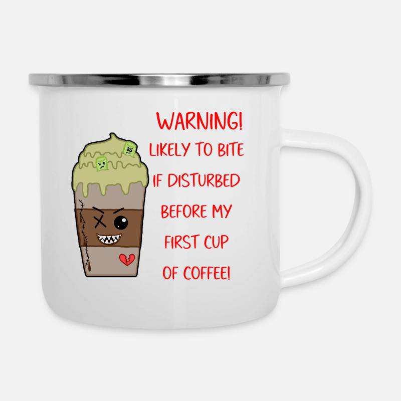 Coffee Zombie - Camper Mug - white