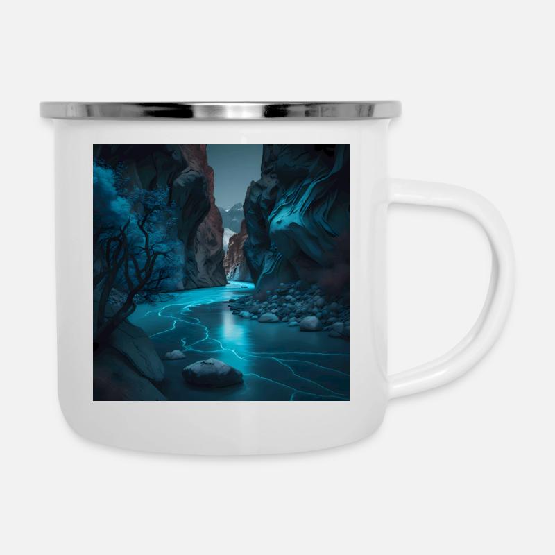 Gorge - Tasse émaillée - blanc