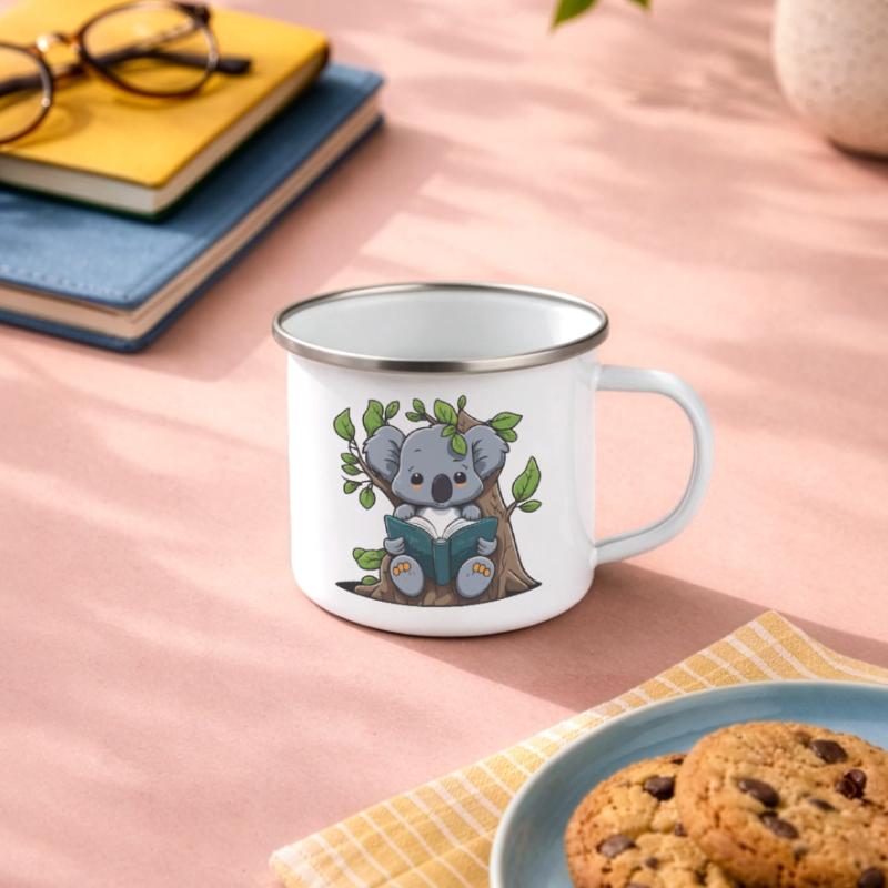 Tree-bound Reader Camper Mug