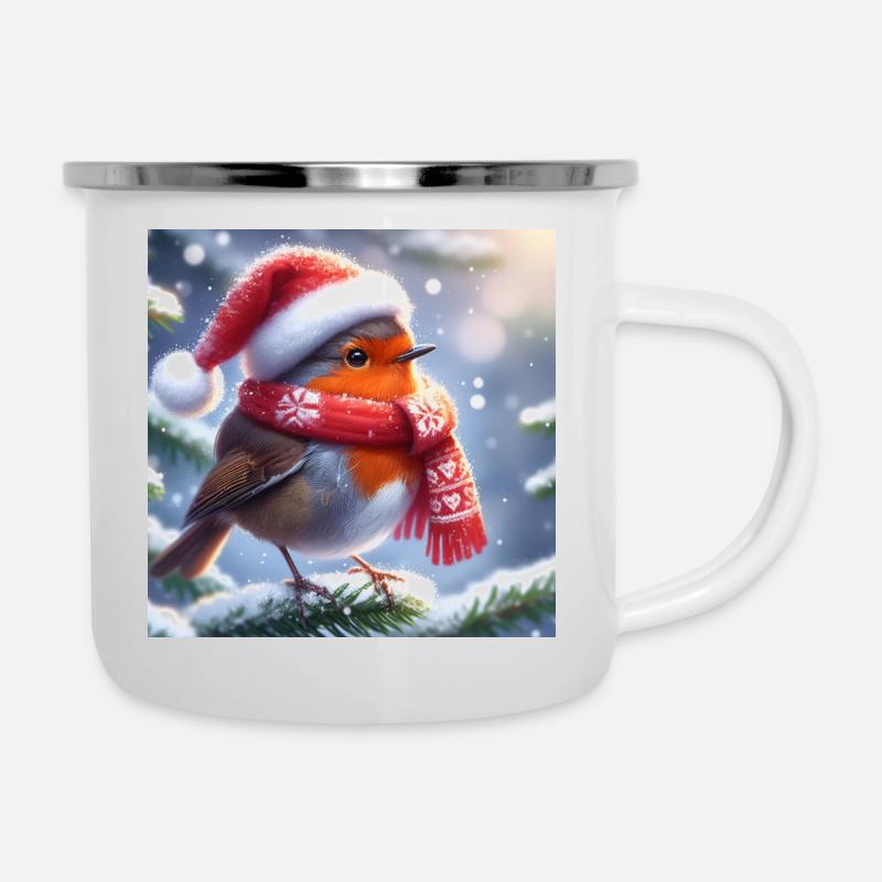 Robin - Camper Mug - white