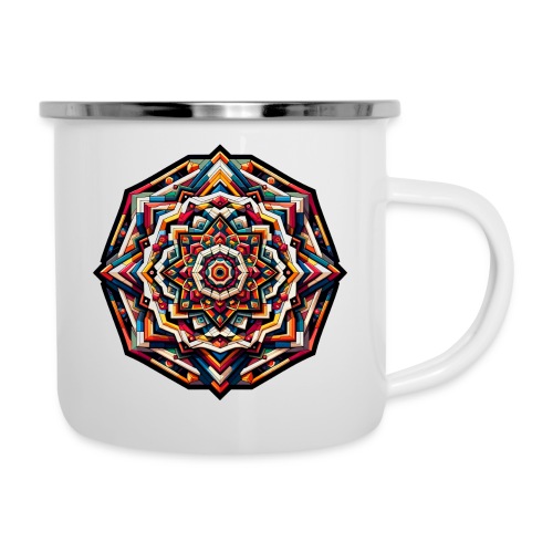 Kunterli - Spiritual, colourful mandala - Camper Mug