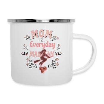 "Mom the Every Day Magician" TSHIRT - Camper Mug - white - Right