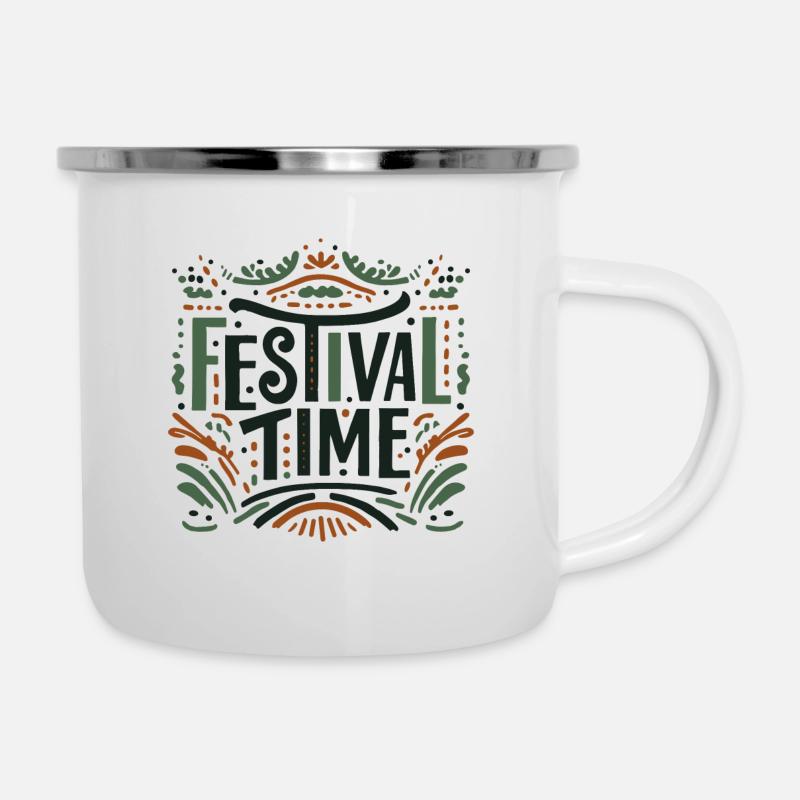 Festival Time - Camper Mug - white