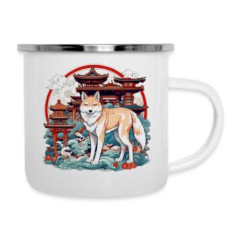 Asian Fox - Camper Mug - white - Right