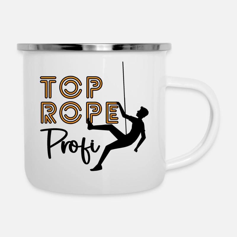Top Rope Professional - Climber - Camper Mug - white