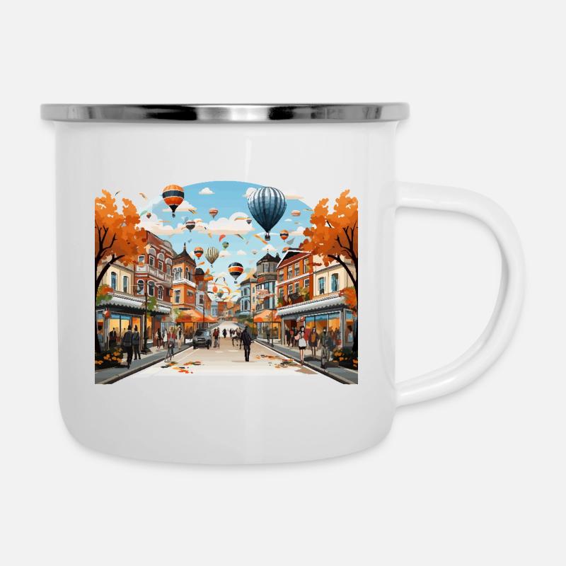 Celebratory Spectacle - Camper Mug - white