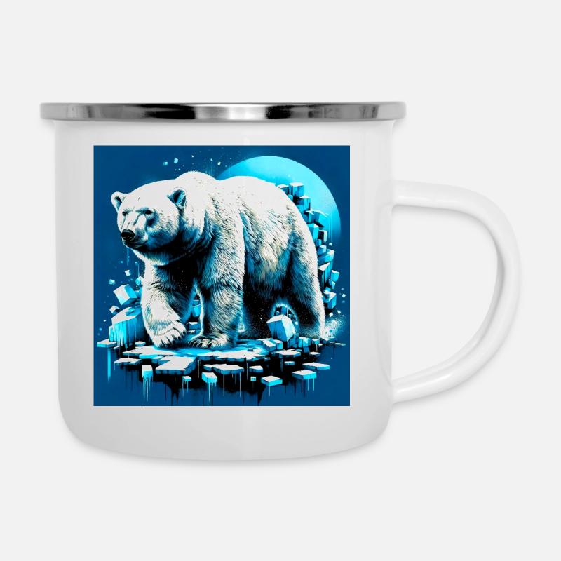 polar bear - Camper Mug - white
