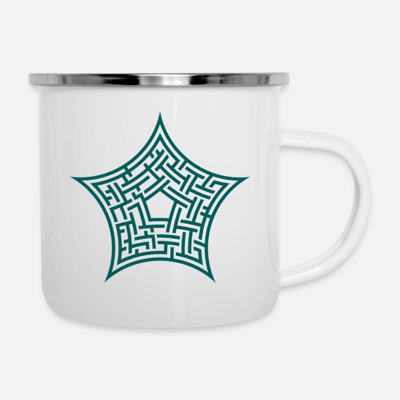 Scone - Emaille-Tasse - Weiß