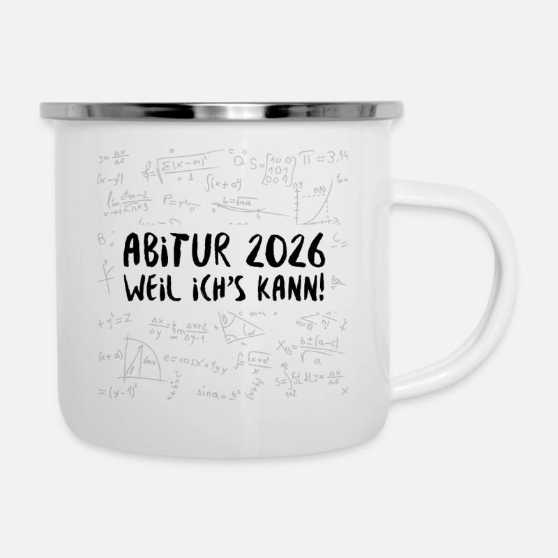 ABITUR 2026 - BECAUSE I CAN DO IT - Camper Mug - white