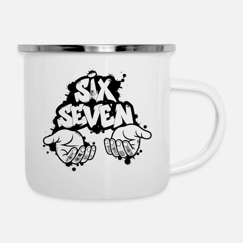 Six Seven Graffiti - Camper Mug - white