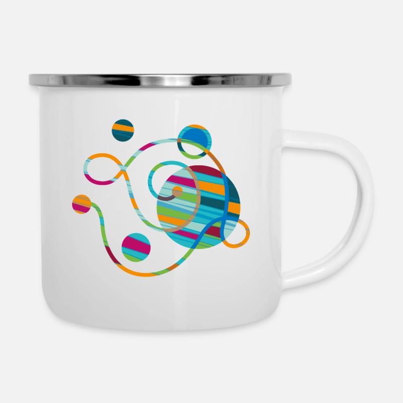 yoga-design_53 - Emaille-Tasse - Weiß