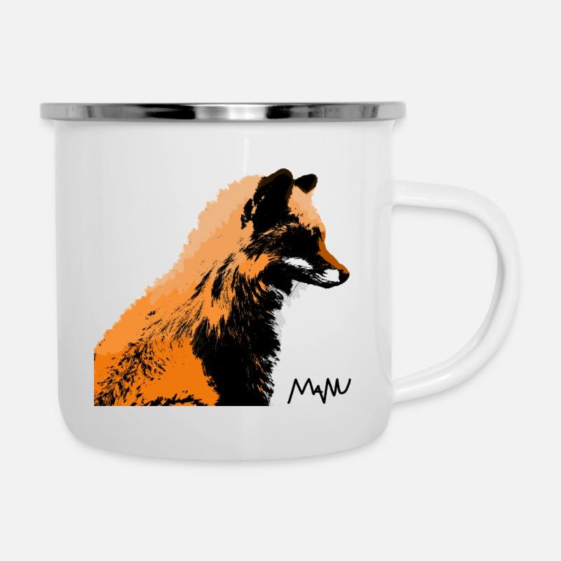 fox - Camper Mug - white