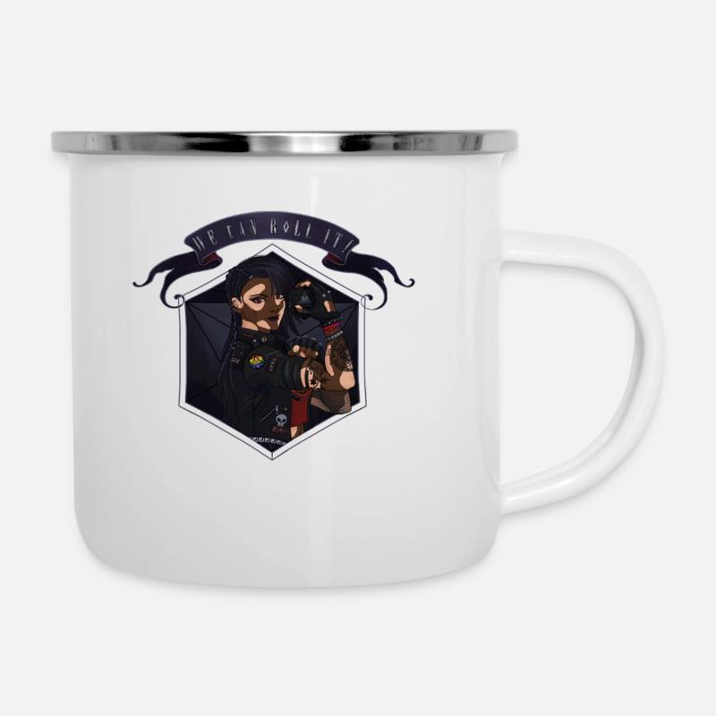 We can roll it! Vitiligo - Camper Mug - white
