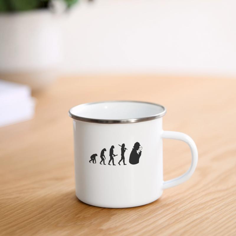 sherlock holmes evolution progress development Camper Mug