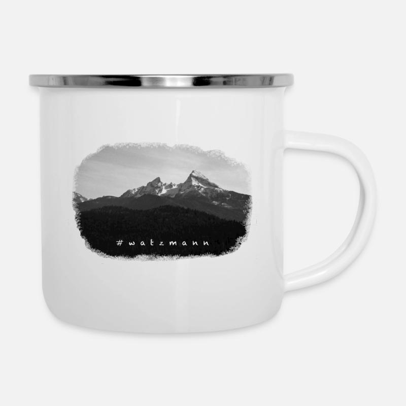 watzmann - Emaille-Tasse - Weiß