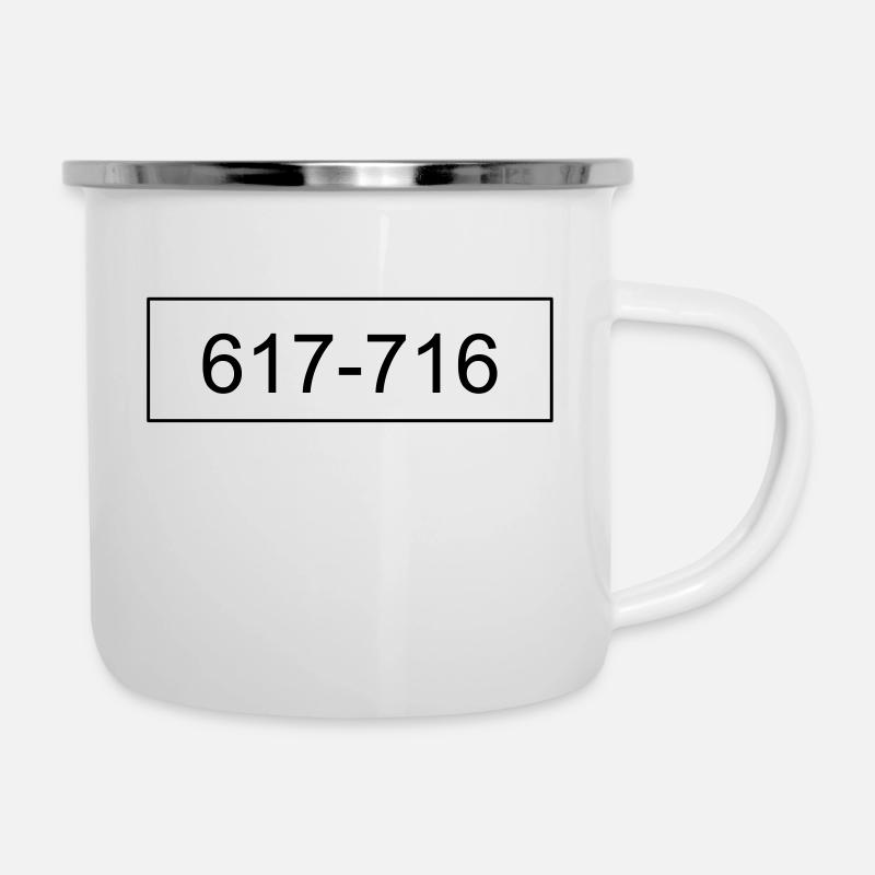 Cracker de réservoir de carnaval - Tasse émaillée - blanc
