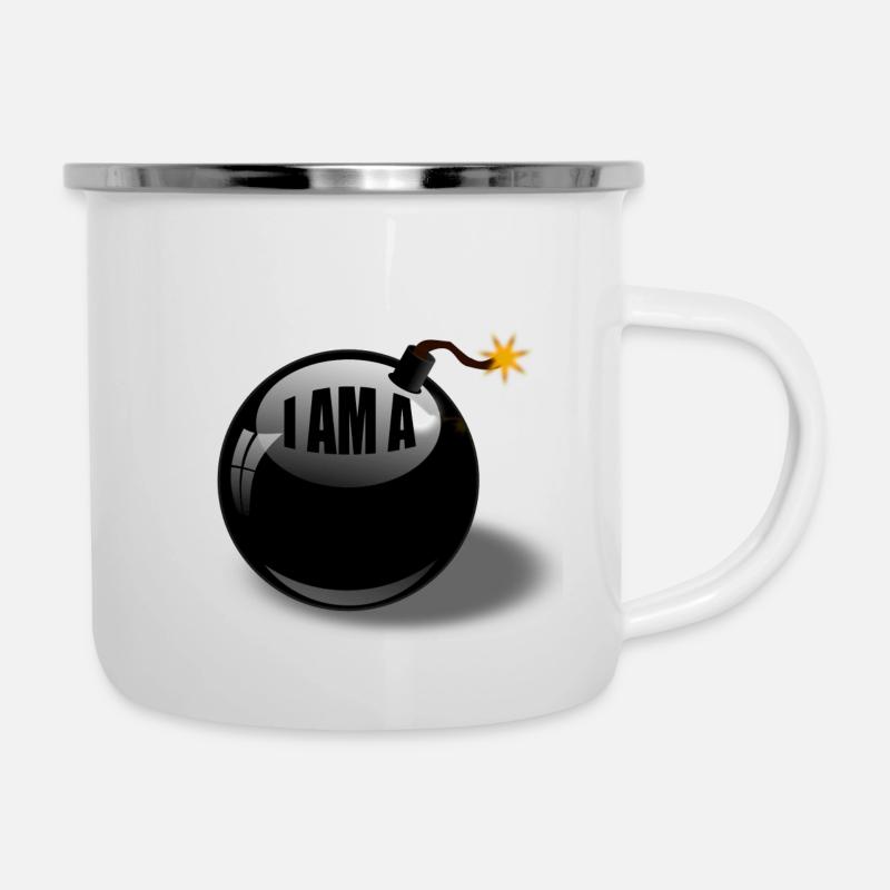 Bomb - Camper Mug - white