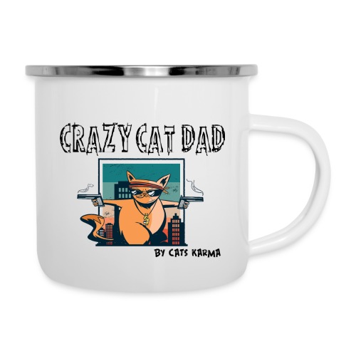 CATS KARMA - Emaille-Tasse