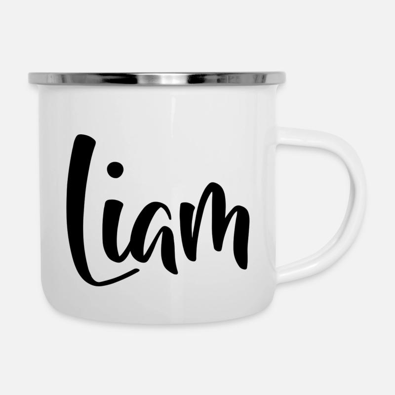 Name - Liam - Camper Mug - white