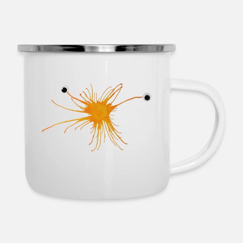 MONSTRUMMS N° 10 - Tasse émaillée - blanc
