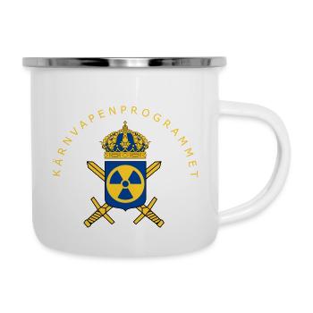 Le programme suédois d’armement nucléaire - Tasse émaillée - blanc - Droite