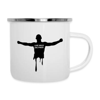 livewilddiefree - Camper Mug - white - Right