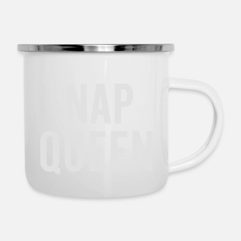 nap queen - Tasse émaillée - blanc