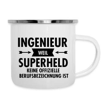 Ingenieur Superheld - Camper Mug - white - Right