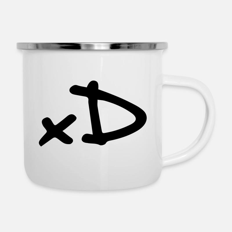 xD - Camper Mug - white