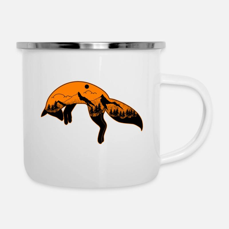 Fox - Camper Mug - white