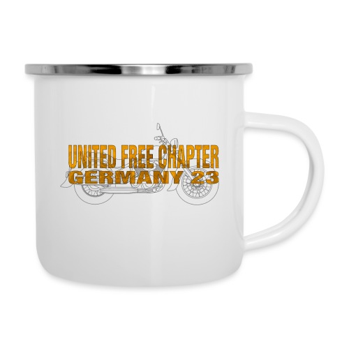 UFC GERMANY 23 Bike-Silhouette - Emaille-Tasse