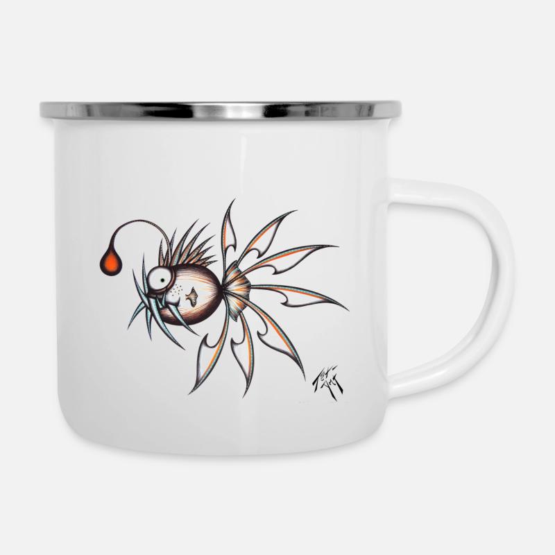 abysse - Tasse émaillée - blanc