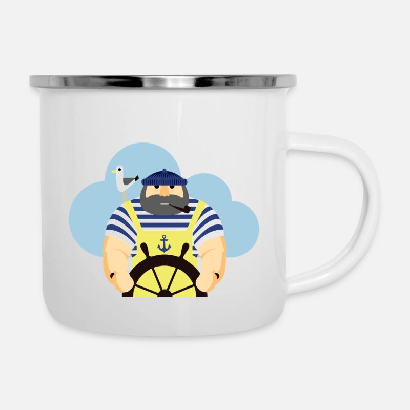 sailor the father - Camper Mug - white