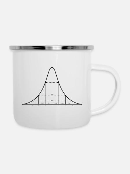 Alles normal - Emaille-Tasse - Weiß