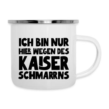 Kaiserschmarrn - Emaille-Tasse - Weiß - Rechts