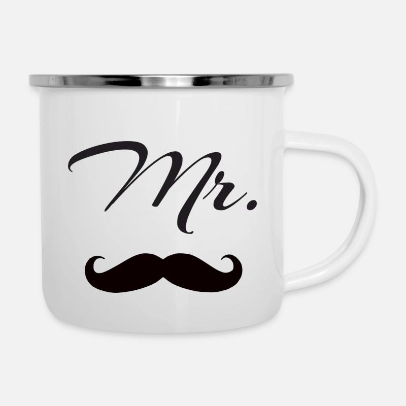 MR. MISTER MAN BEARD - Camper Mug - white